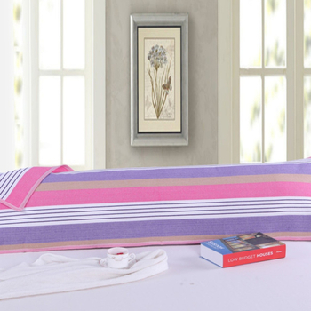 Két személyes párnahuzat, hagyományos durva pamutszövet, hosszú fazon, sűrű szövés.