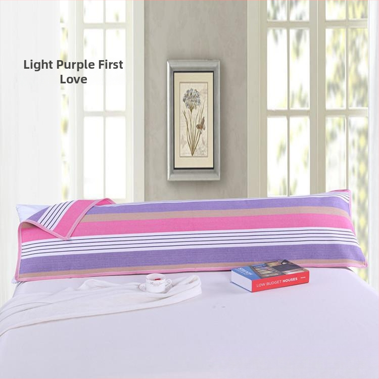 Obliečka na vankúš pre dve osoby, tradičná drsná bavlna, dlhý štýl, husté tkanie.