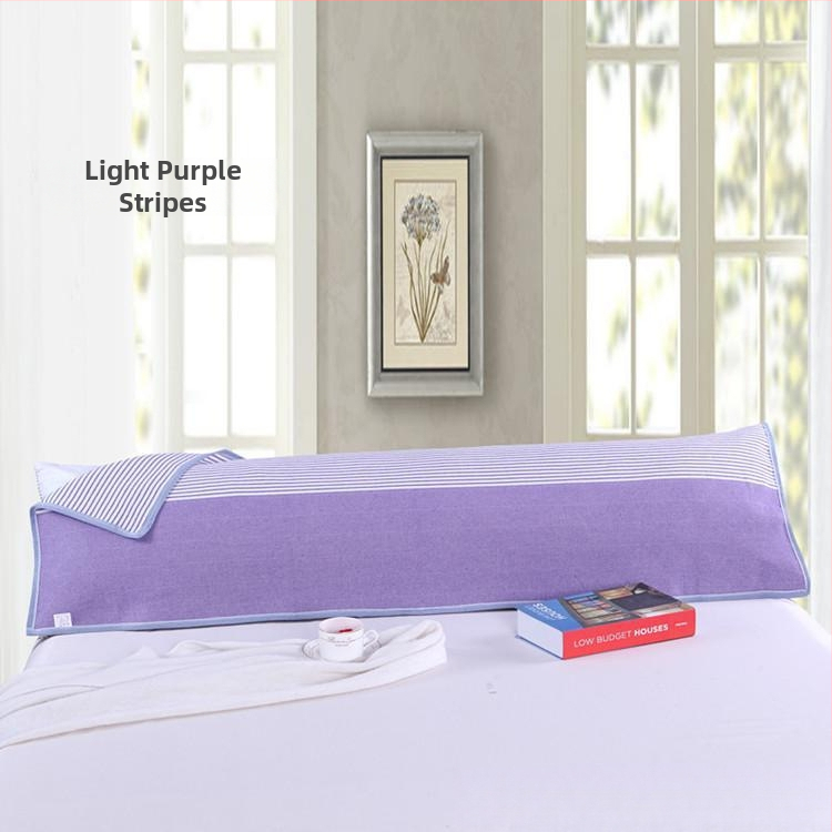 Obliečka na vankúš pre dve osoby, tradičná drsná bavlna, dlhý štýl, husté tkanie.