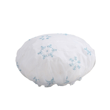 Zuhanysapka PVC, 150D szál, Jacquard folyamat, 30 g alatt, testreszabható — hajszárításra való sapka