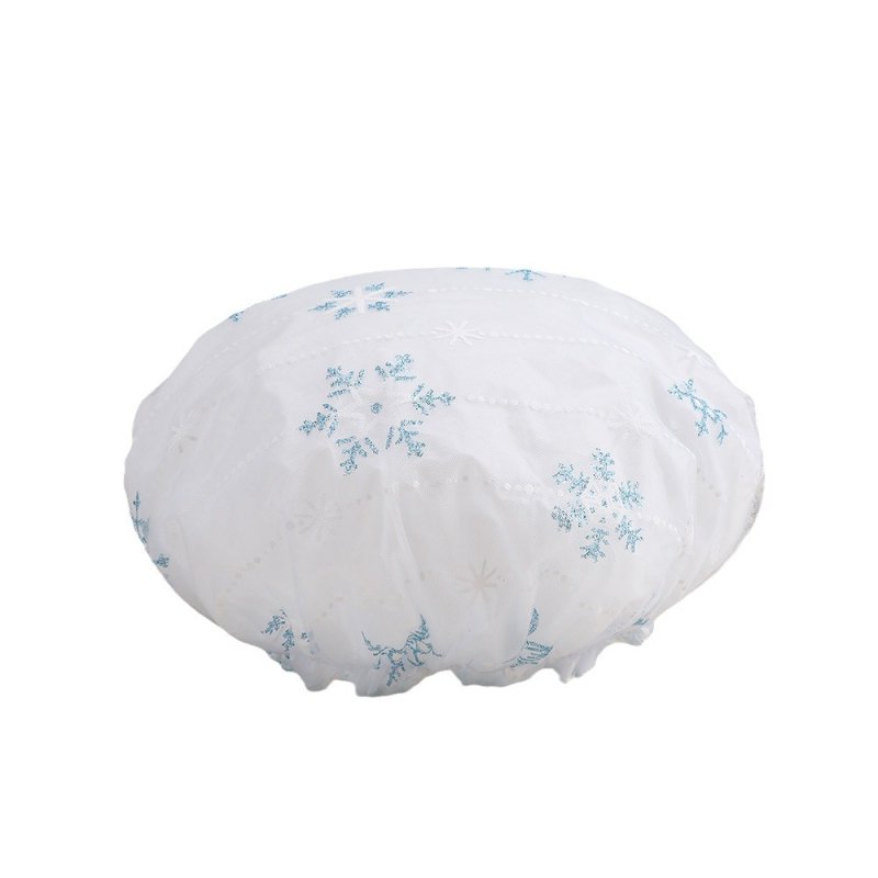 Zuhanysapka PVC, 150D szál, Jacquard folyamat, 30 g alatt, testreszabható — hajszárításra való sapka