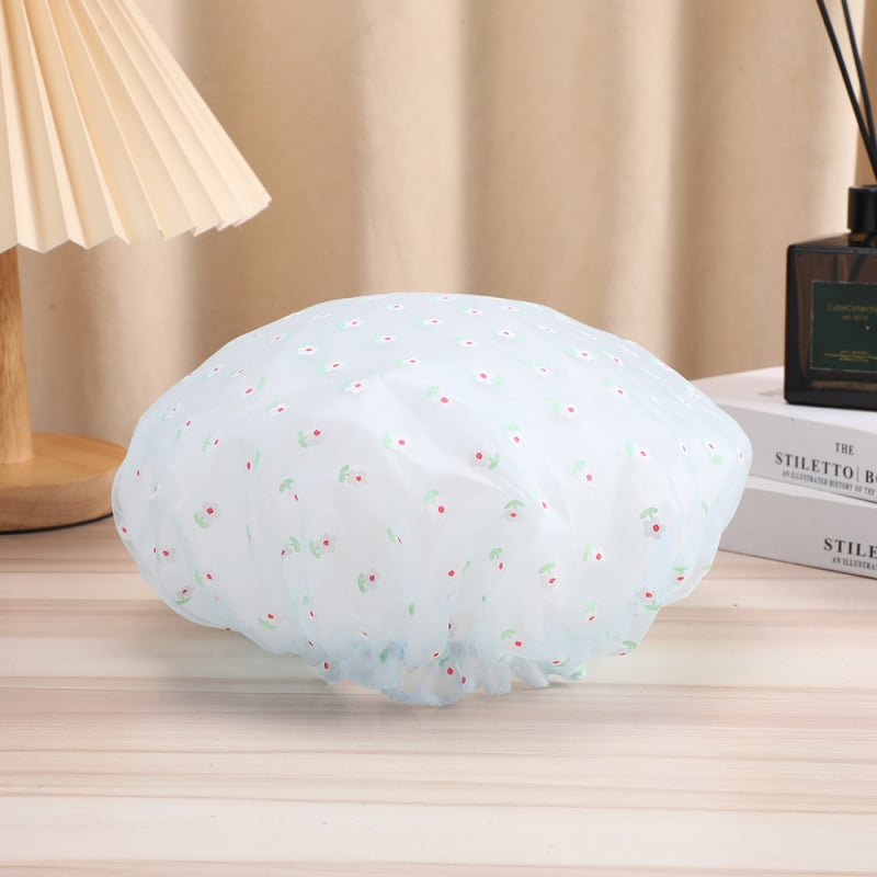 Zuhanysapka PVC, 150D szál, Jacquard folyamat, 30 g alatt, testreszabható — hajszárításra való sapka