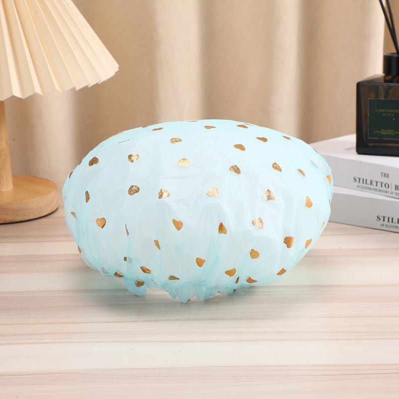 Zuhanysapka PVC, 150D szál, Jacquard folyamat, 30 g alatt, testreszabható — hajszárításra való sapka