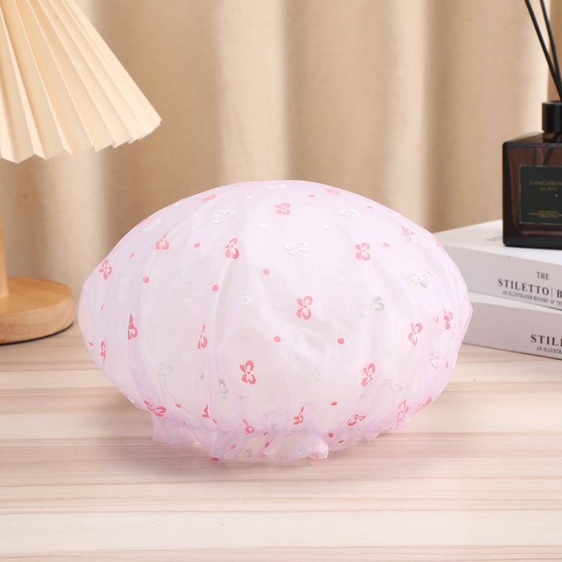 Zuhanysapka PVC, 150D szál, Jacquard folyamat, 30 g alatt, testreszabható — hajszárításra való sapka