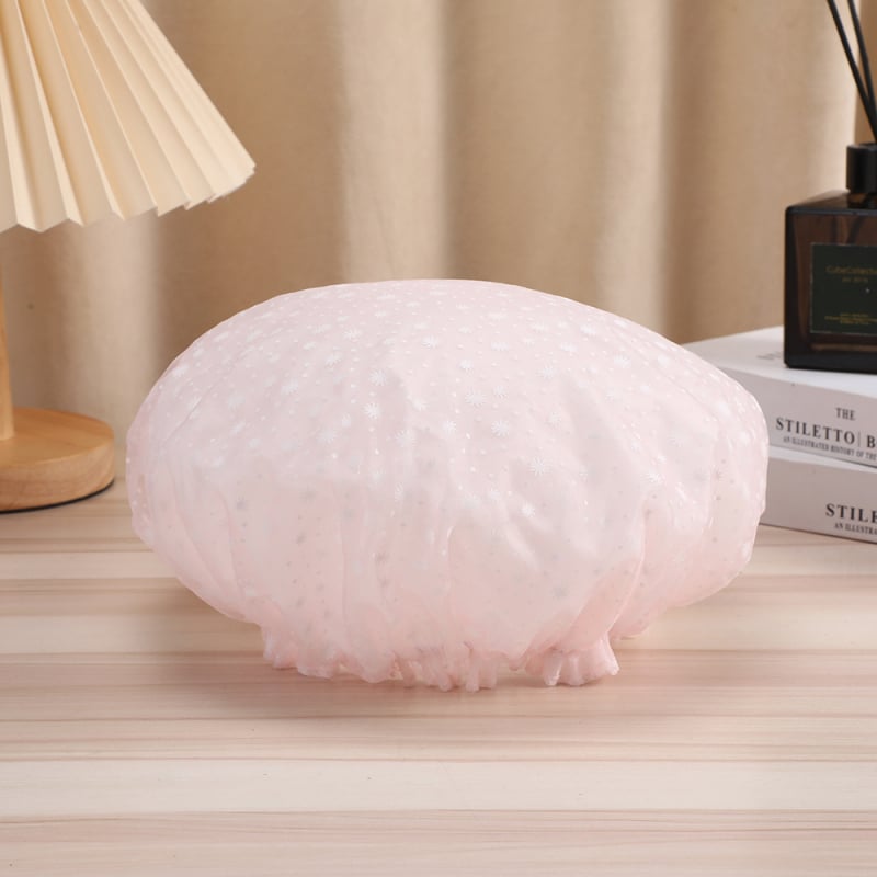 Zuhanysapka PVC, 150D szál, Jacquard folyamat, 30 g alatt, testreszabható — hajszárításra való sapka