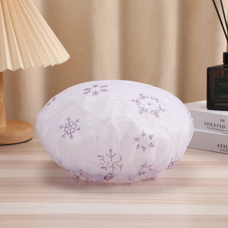 Zuhanysapka PVC, 150D szál, Jacquard folyamat, 30 g alatt, testreszabható — hajszárításra való sapka