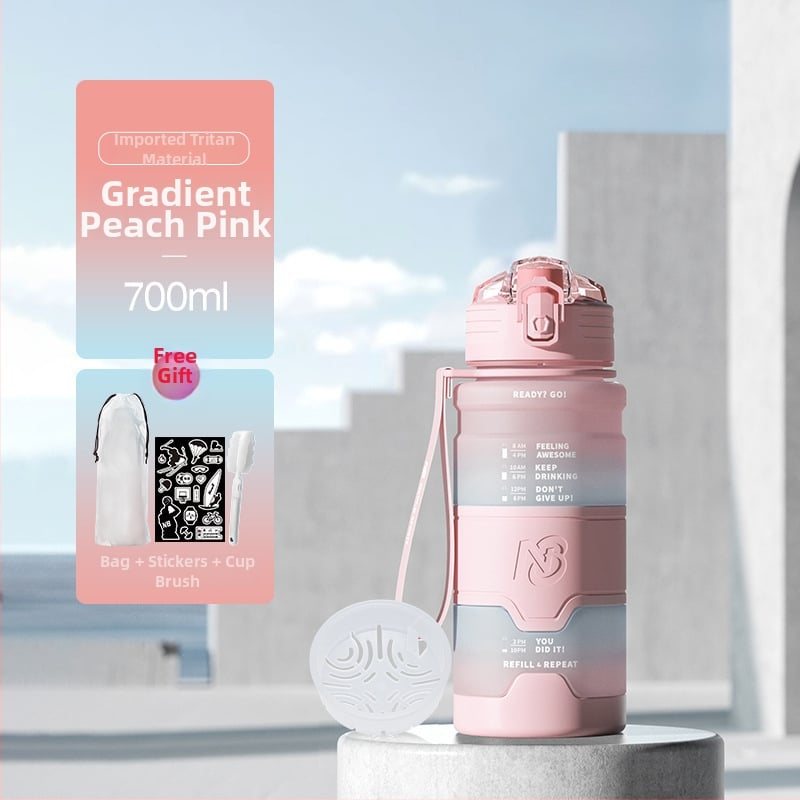 Αθλητικό μπουκάλι νερού Tritan, καθολικού στυλ, της Step firmly, για προπόνηση και εξωτερικές δραστηριότητες