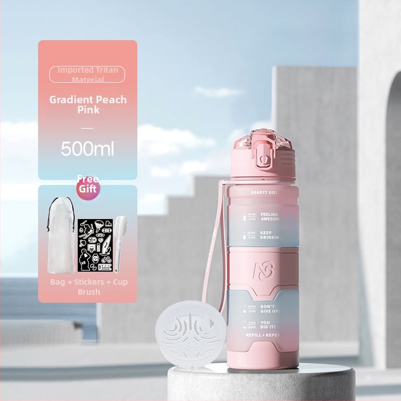 Αθλητικό μπουκάλι νερού Tritan, καθολικού στυλ, της Step firmly, για προπόνηση και εξωτερικές δραστηριότητες