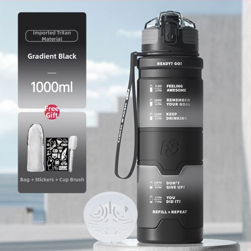 Αθλητικό μπουκάλι νερού Tritan, καθολικού στυλ, της Step firmly, για προπόνηση και εξωτερικές δραστηριότητες