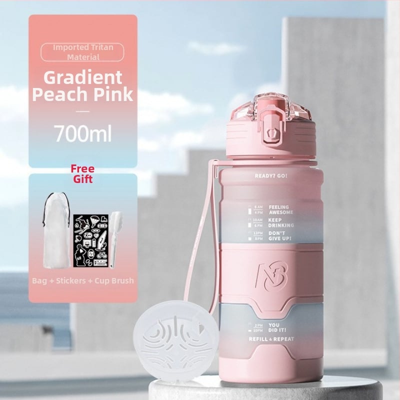 Αθλητικό μπουκάλι νερού Tritan, καθολικού στυλ, της Step firmly, για προπόνηση και εξωτερικές δραστηριότητες