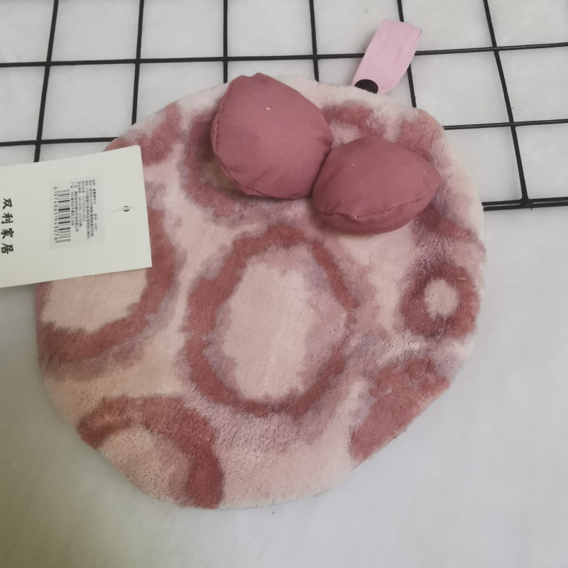 Double Benefit Πετσέτα Χεριών – Μοτίβο λεοπάρ γάτας, Κοραλλί φλίς, Κεντημένη, 30–50 g, 150d