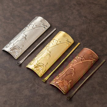 Kaheosaline kung fu tee komplekt: käsitööline tee lusikas ja taldrik segusest tee ceremoonia tarbeks