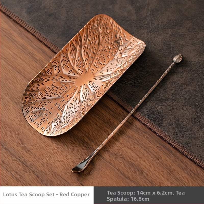 Kaheosaline kung fu tee komplekt: käsitööline tee lusikas ja taldrik segusest tee ceremoonia tarbeks