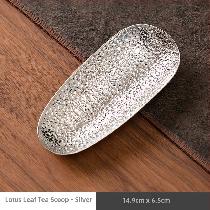 Kaheosaline kung fu tee komplekt: käsitööline tee lusikas ja taldrik segusest tee ceremoonia tarbeks