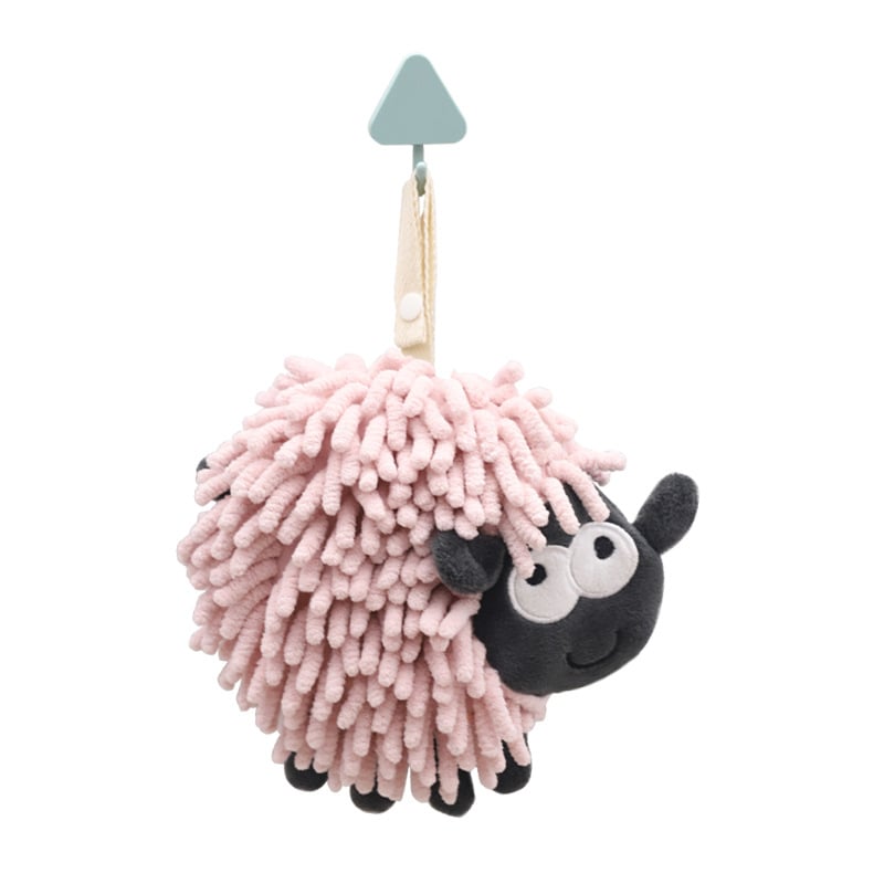 Hedgehog chenille kéztörlő függő dizájnnal, poliészter, 50–80 g, 150D, hímzés