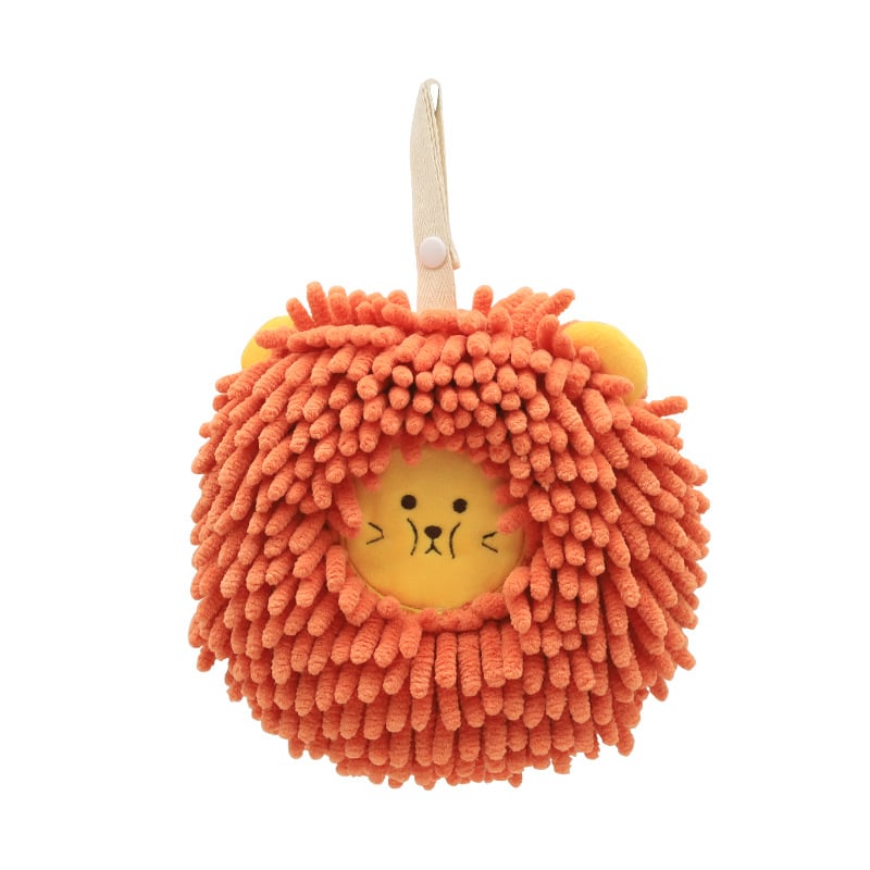 Hedgehog chenille kéztörlő függő dizájnnal, poliészter, 50–80 g, 150D, hímzés