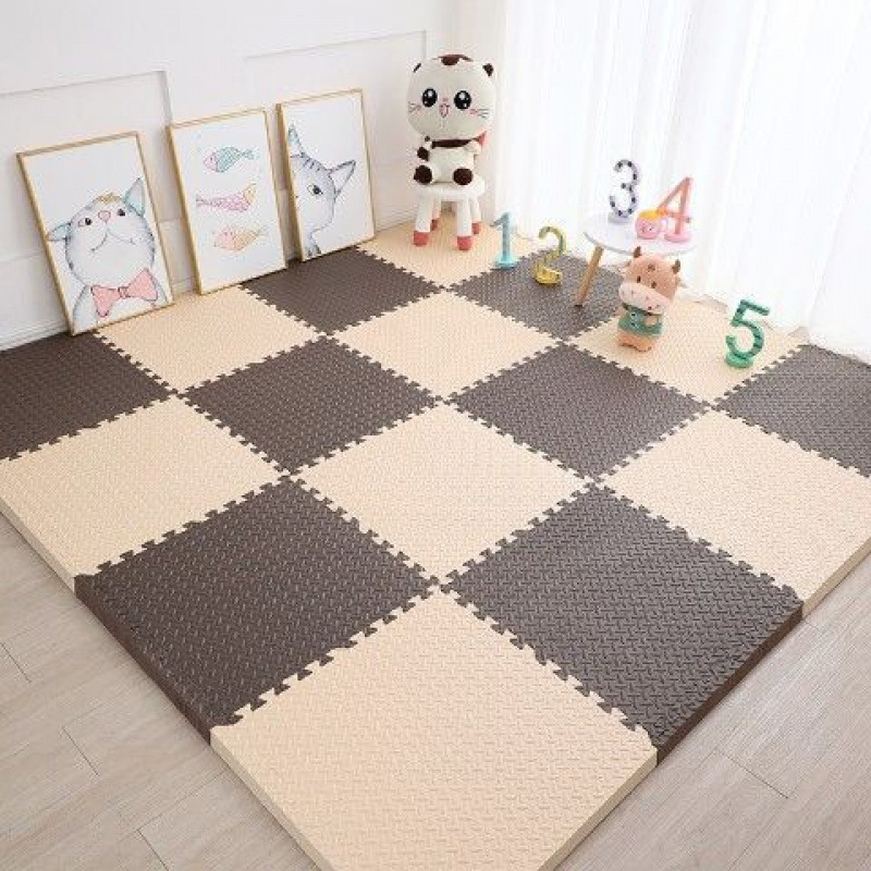 Interlock pjenasti podloga za djecu, debeli tepih za puzanje u dječjoj sobi