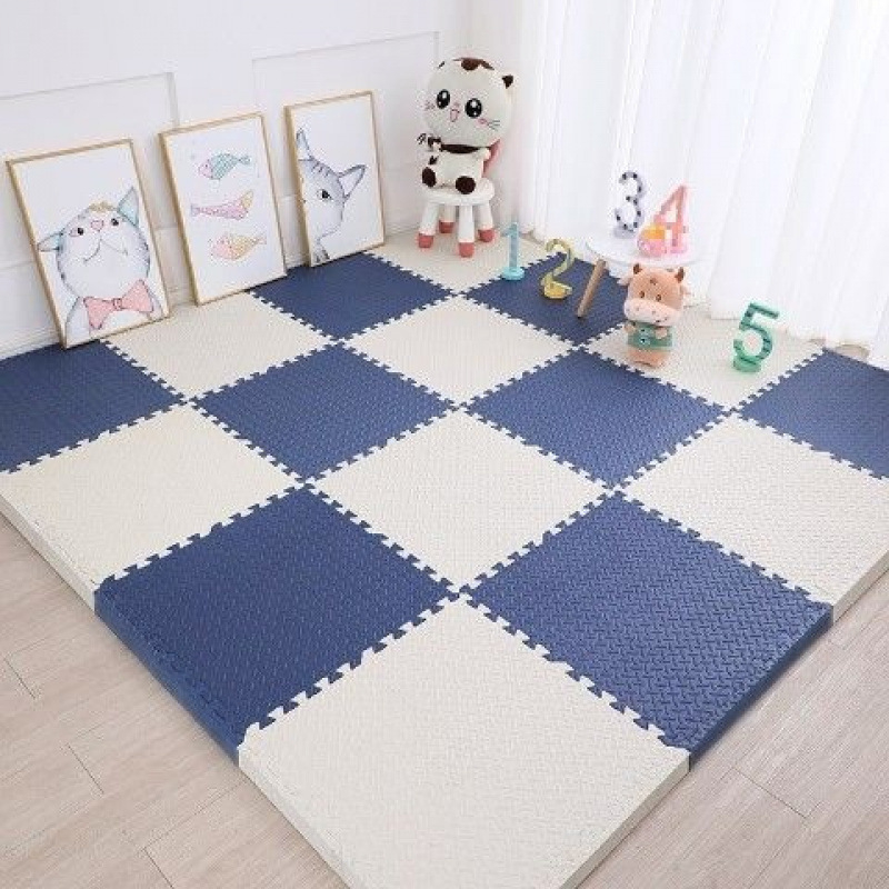 Interlock pjenasti podloga za djecu, debeli tepih za puzanje u dječjoj sobi