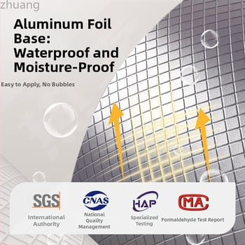PVC антибактериален стенен стикер за вътрешността на гардероба, 1 бр., Zhuanhe, стил прост и модерен