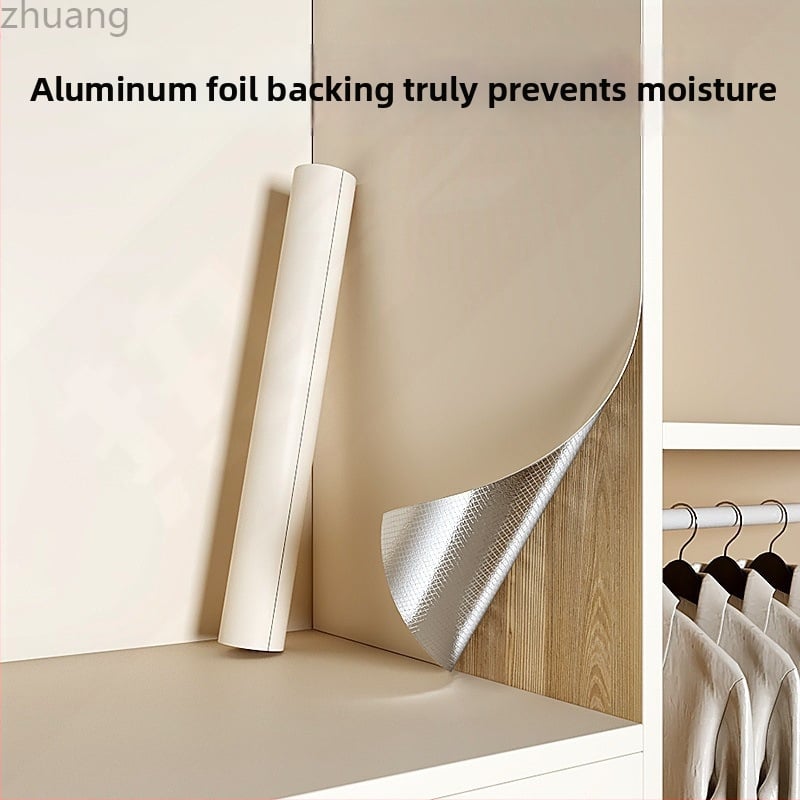 PVC антибактериален стенен стикер за вътрешността на гардероба, 1 бр., Zhuanhe, стил прост и модерен