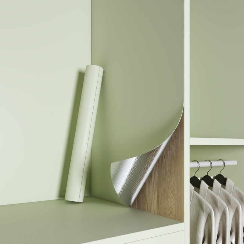 PVC антибактериален стенен стикер за вътрешността на гардероба, 1 бр., Zhuanhe, стил прост и модерен