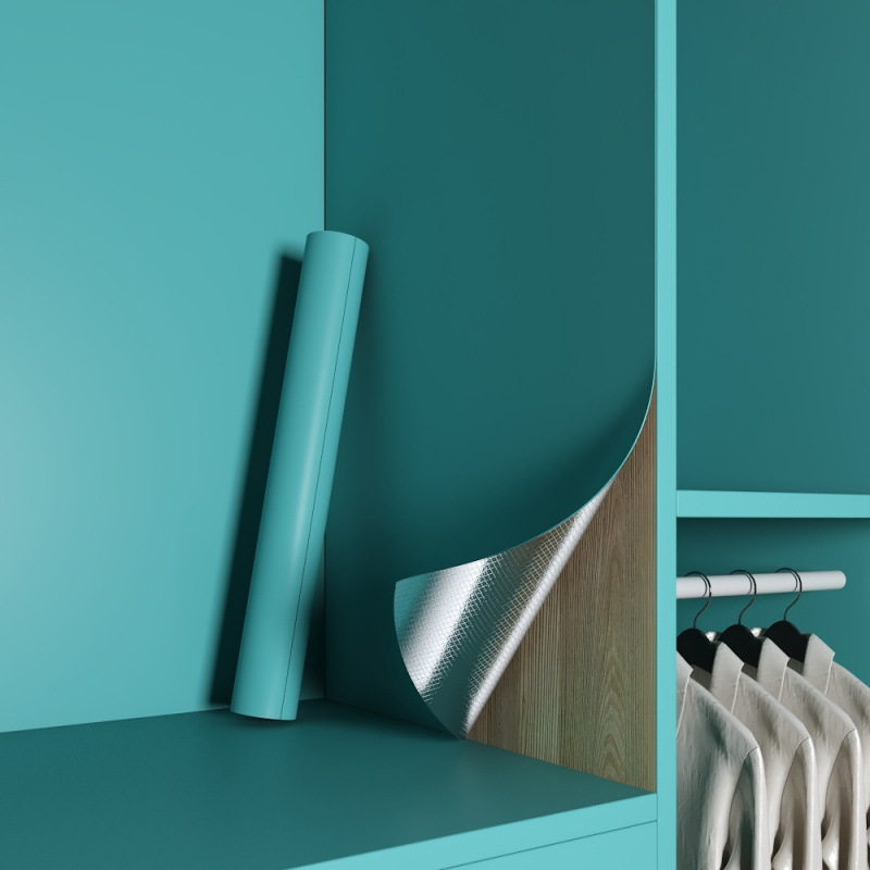 PVC антибактериален стенен стикер за вътрешността на гардероба, 1 бр., Zhuanhe, стил прост и модерен