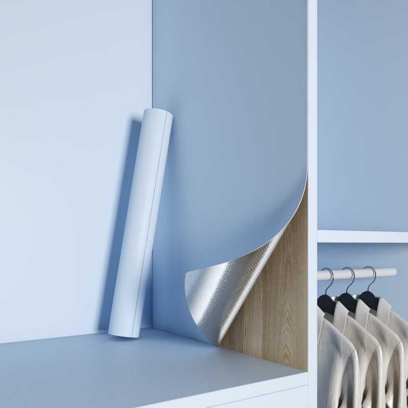 PVC антибактериален стенен стикер за вътрешността на гардероба, 1 бр., Zhuanhe, стил прост и модерен