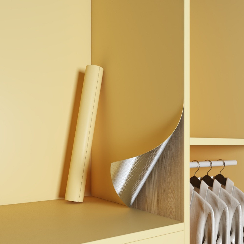 PVC антибактериален стенен стикер за вътрешността на гардероба, 1 бр., Zhuanhe, стил прост и модерен