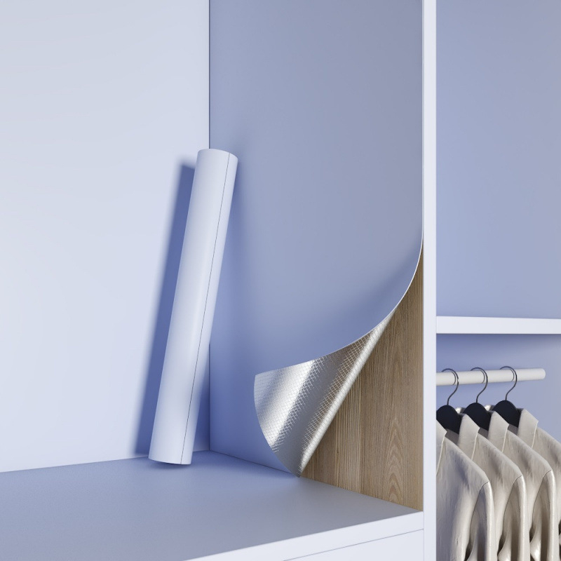 PVC антибактериален стенен стикер за вътрешността на гардероба, 1 бр., Zhuanhe, стил прост и модерен