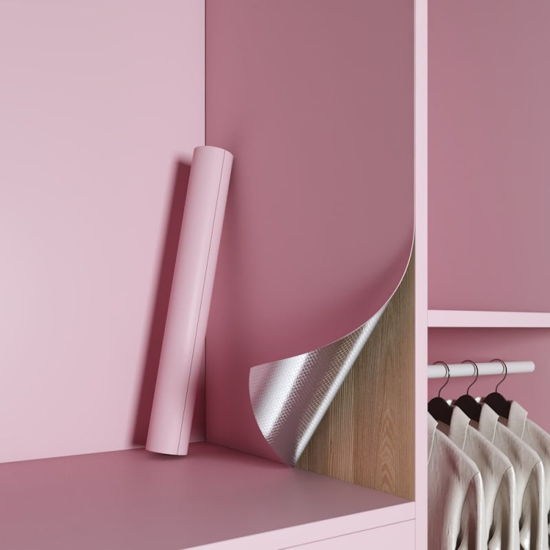 PVC антибактериален стенен стикер за вътрешността на гардероба, 1 бр., Zhuanhe, стил прост и модерен