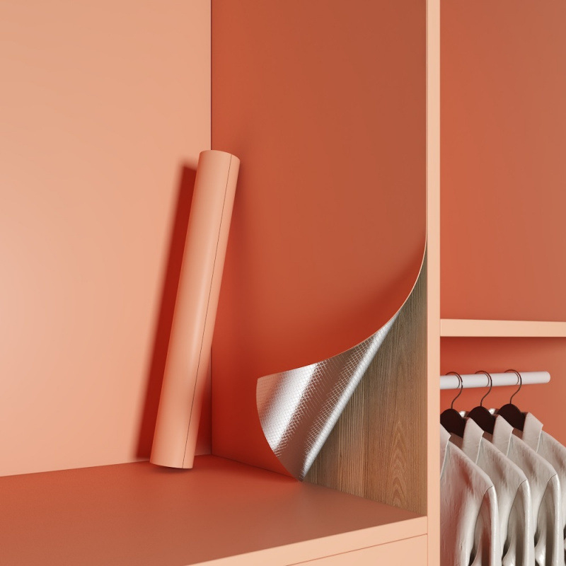 PVC антибактериален стенен стикер за вътрешността на гардероба, 1 бр., Zhuanhe, стил прост и модерен