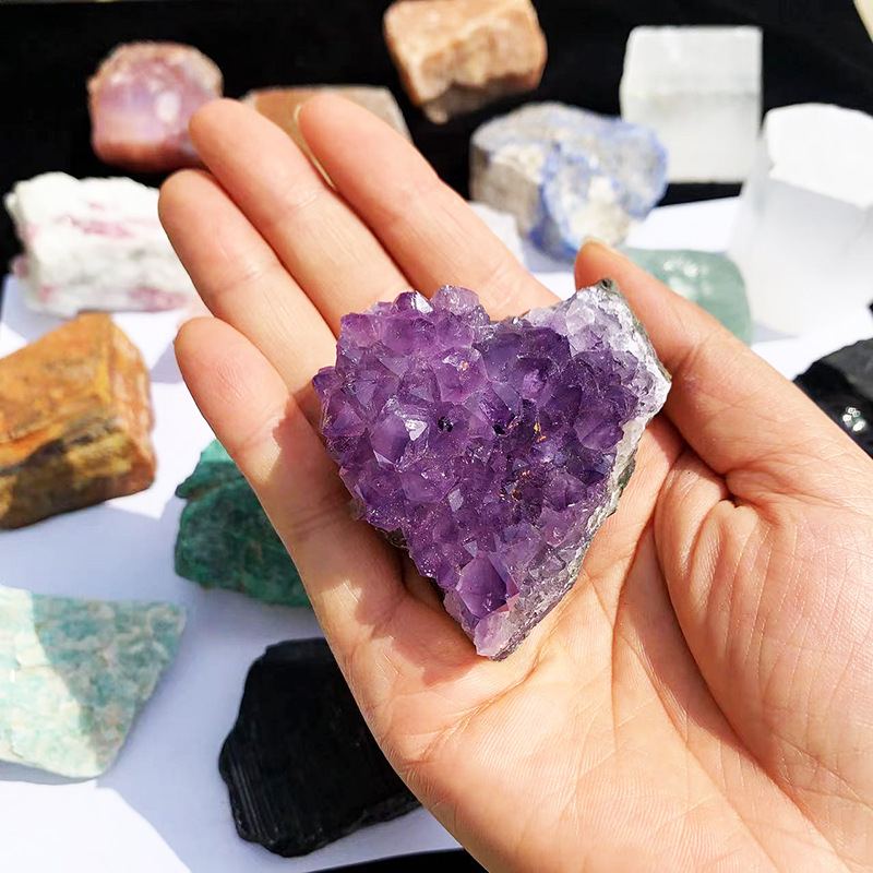 Prirodni kristalni kamen – edukativni uzorak minerala za djecu, geološki muzej, kamen za aromaterapiju difuzor