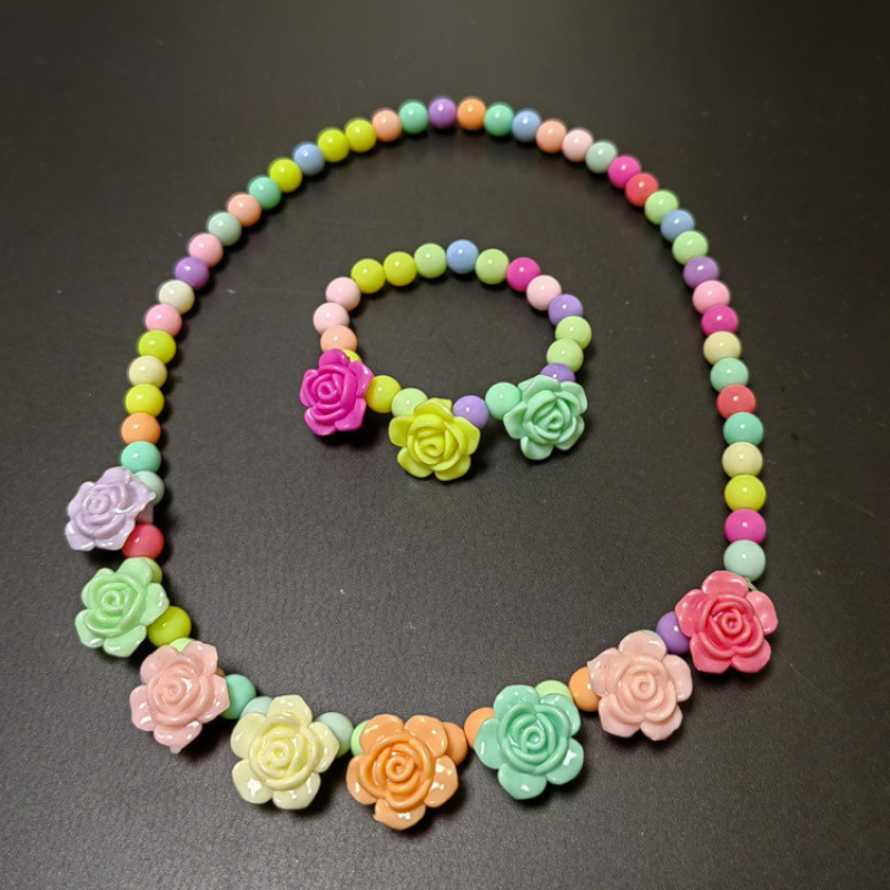 Vaikų kaklo papuošalas su rhinestones, apykaklės stilius, 22K grynumas