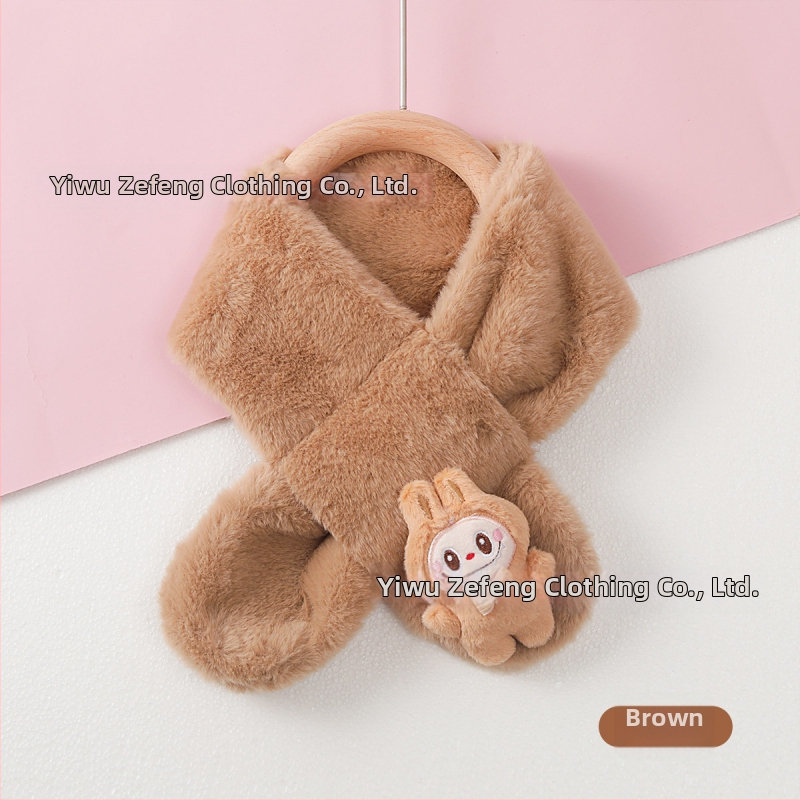 Vaikų šalikėlis – animacinio rašto, stačiakampis, megztas, žiemai šildo