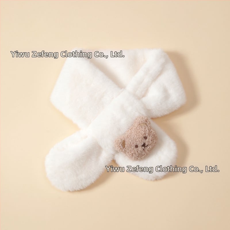 Vaikų šalikėlis – animacinio rašto, stačiakampis, megztas, žiemai šildo