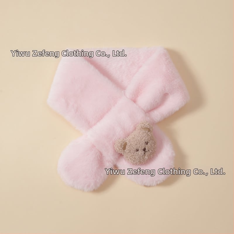 Vaikų šalikėlis – animacinio rašto, stačiakampis, megztas, žiemai šildo