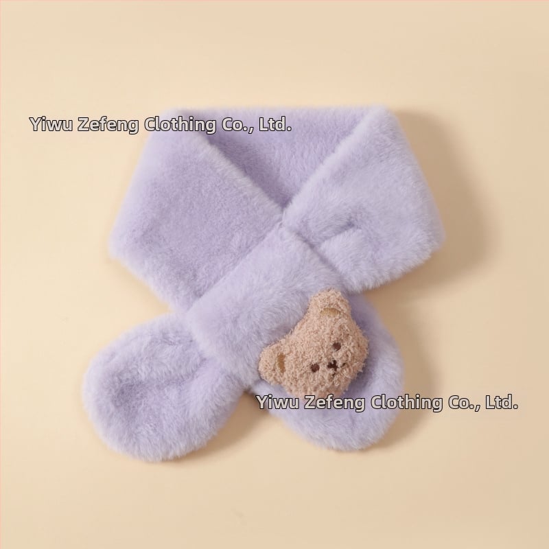 Vaikų šalikėlis – animacinio rašto, stačiakampis, megztas, žiemai šildo