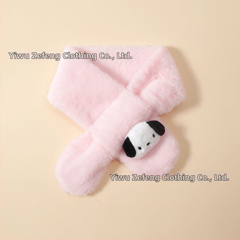 Vaikų šalikėlis – animacinio rašto, stačiakampis, megztas, žiemai šildo