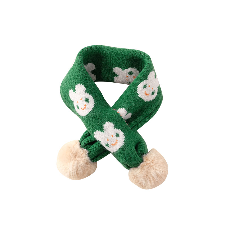 Kašmyro skara su kiškių raštu, warp knitting technologija, plotis 8,5 cm, unisex, vidutinio ilgio