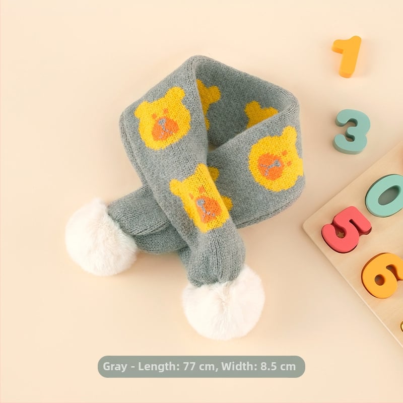 Kašmyro skara su kiškių raštu, warp knitting technologija, plotis 8,5 cm, unisex, vidutinio ilgio