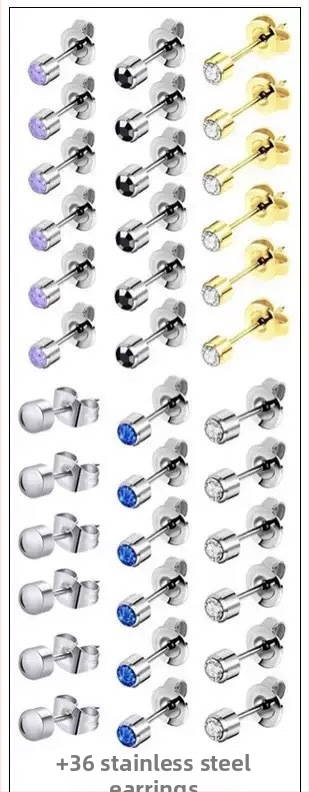 Dječji pištolj za probijanje uha - plastični, elektroplating završni sloj, otisnut logo, šifra AM10004