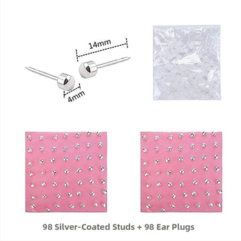 Dječji pištolj za probijanje uha - plastični, elektroplating završni sloj, otisnut logo, šifra AM10004