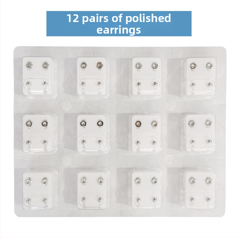 Dječji pištolj za probijanje uha - plastični, elektroplating završni sloj, otisnut logo, šifra AM10004