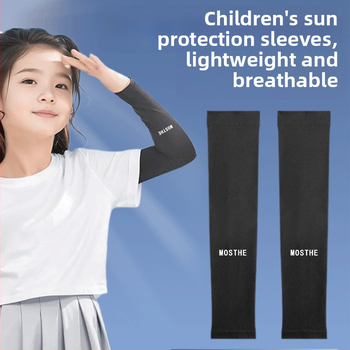 Vaikų saulės apsaugos rankovės iš poliesterio, UV apsauga, 2021 m. vasara, originalus dizainas