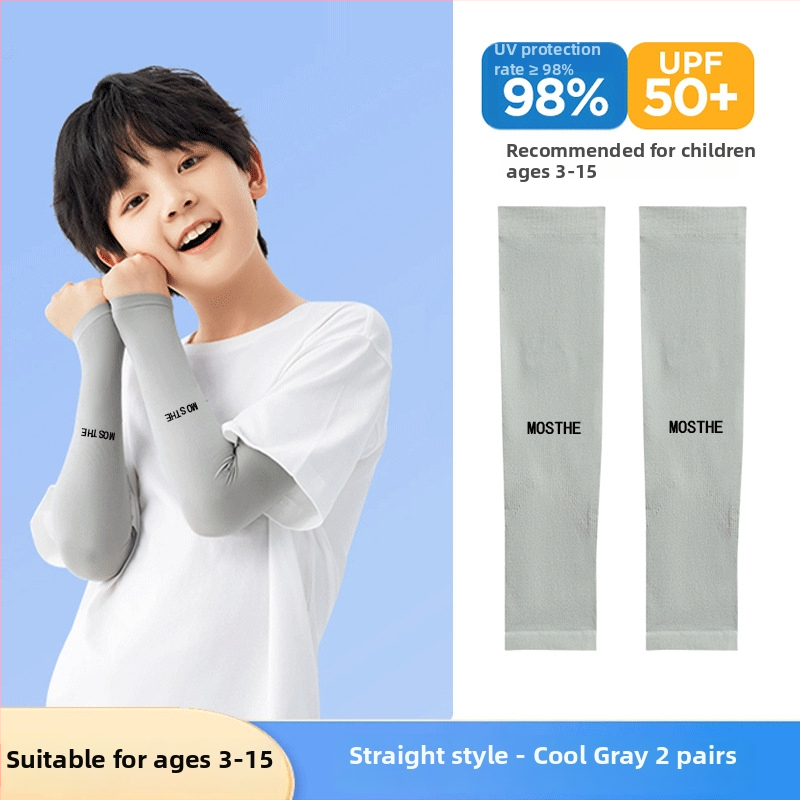 Vaikų saulės apsaugos rankovės iš poliesterio, UV apsauga, 2021 m. vasara, originalus dizainas