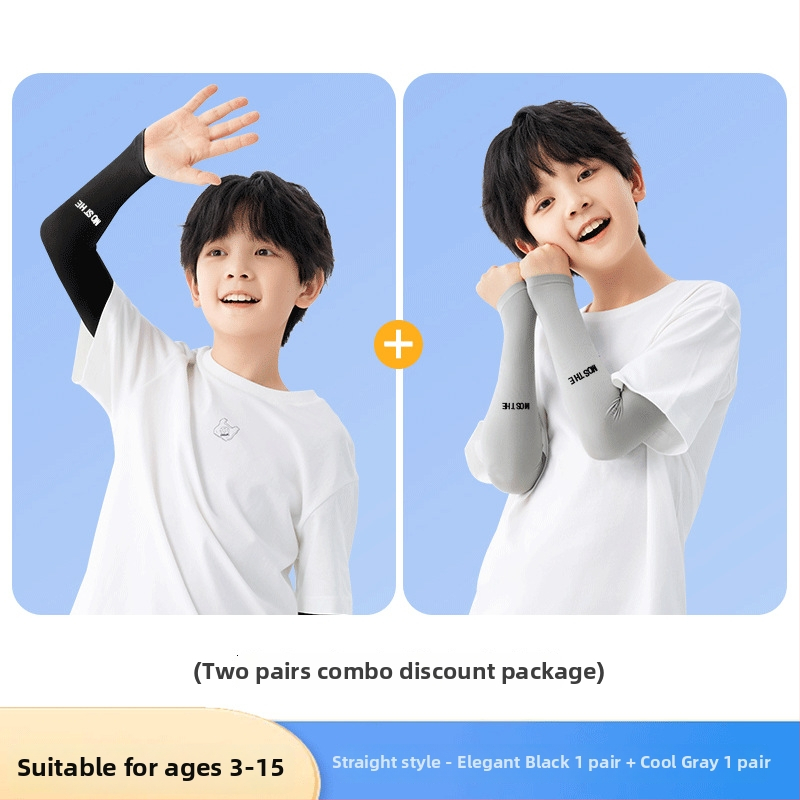 Vaikų saulės apsaugos rankovės iš poliesterio, UV apsauga, 2021 m. vasara, originalus dizainas