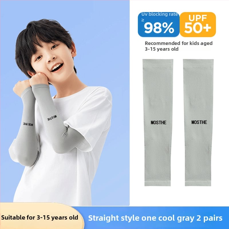 Vaikų saulės apsaugos rankovės iš poliesterio, UV apsauga, 2021 m. vasara, originalus dizainas