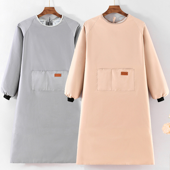 Virtuves priekšauts bez piedurknēm, ūdensizturīgs, eļļizturīgs, poliesters, Korejas stils