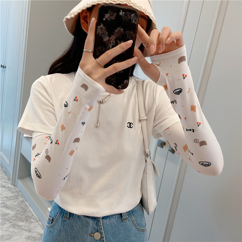 Ženske rukave za zaštitu od sunca za vožnju biciklom, Ice Silk poliesterski materijal, UV zaštita, proljeće 2023