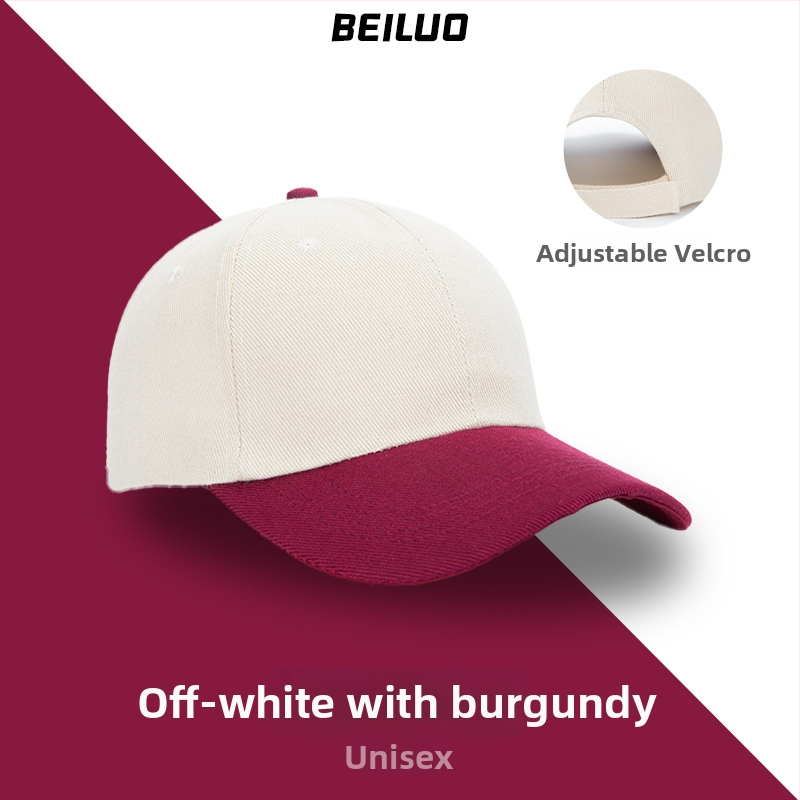 Bavlnená šiltovka s veľkým šiltom, kupolovitá koruna a vlastný vyšitý logotyp pre zamestnancov obchodu s mliečnym čajom